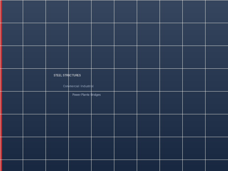 Types of steel structures