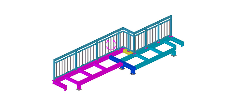 Tekla 3D Steel Model Snap 2